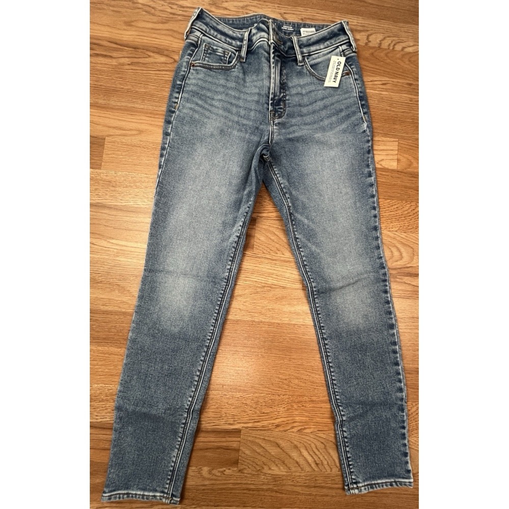 Old Navy High Rise Rockstar Super‎ Skinny Jeans Size 2 Petite NEW